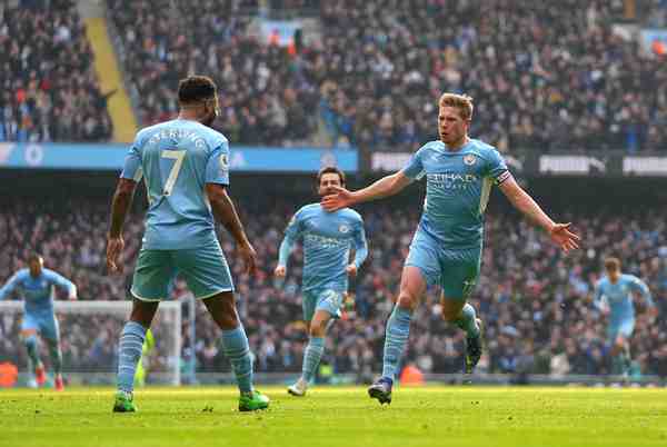 Manchester City takes big step to defending English Premier League title after beating Chelsea